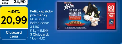 Felix kapsičky pre mačky