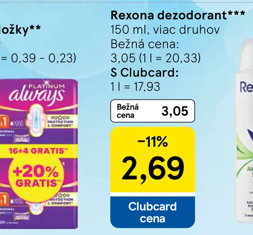 Rexona dezodorant
