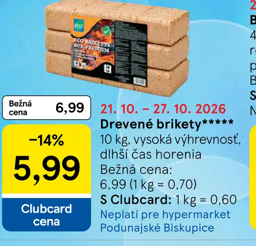 Drevené brikety