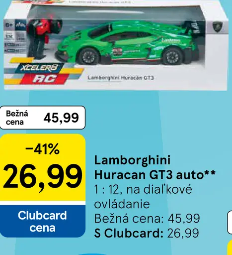 Lamborghini Huracan GT3 auto na diaľkové ovládanie