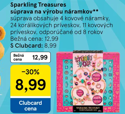Sparkling Treasures súprava na výrobu náramkov
