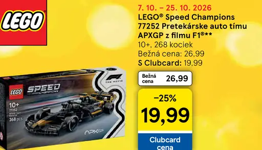 LEGO Speed Champions 77252 Pretekárske auto tímu APXGP z filmu F1