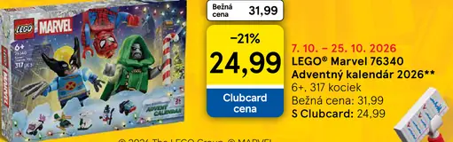 LEGO Marvel 76340 Adventný kalendár 2026
