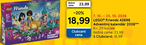 LEGO Friends 42698 Adventný kalendár 2026