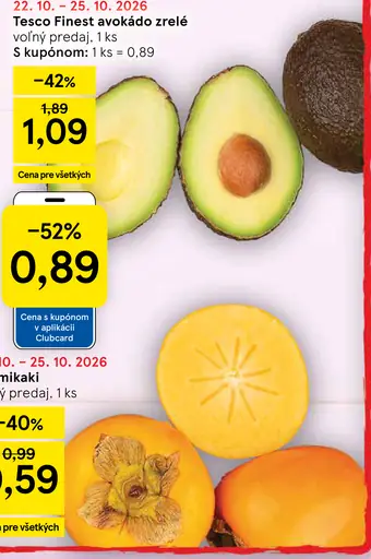 Tesco Finest avokádo zrelé