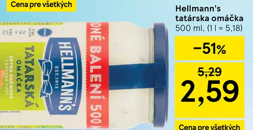Hellmann's Tatárska omáčka