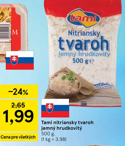 Tami tvaroh nitriansky jemný hrudkovitý