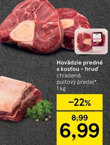 Hovädzie predné s kosťou - hrud