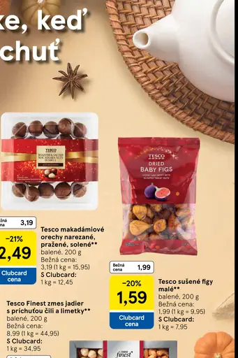 Tesco mandle v mede so škoricou