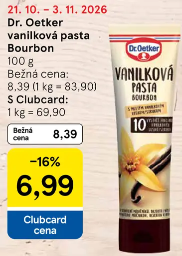 Dr. Oetker Vanilková pasta Bourbon