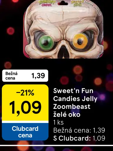 Sweet 'n Fun Candies Jelly Zoombeast želé oko