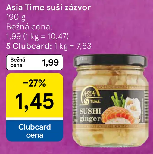 Asia Time Zázvor na Sushi