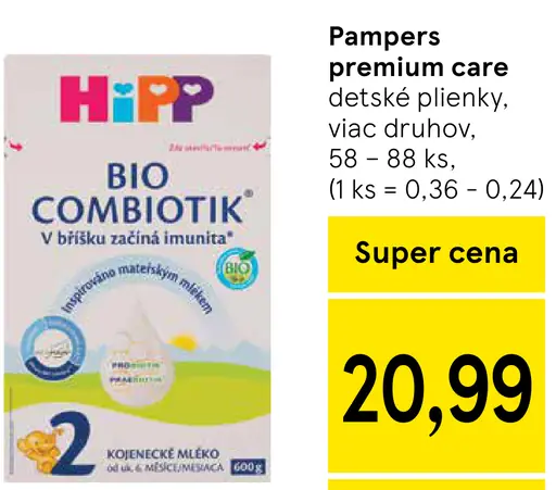 Hipp Combiotik mliečna dojčenská výživa