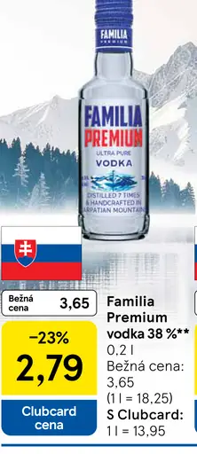 Familia Premium Vodka