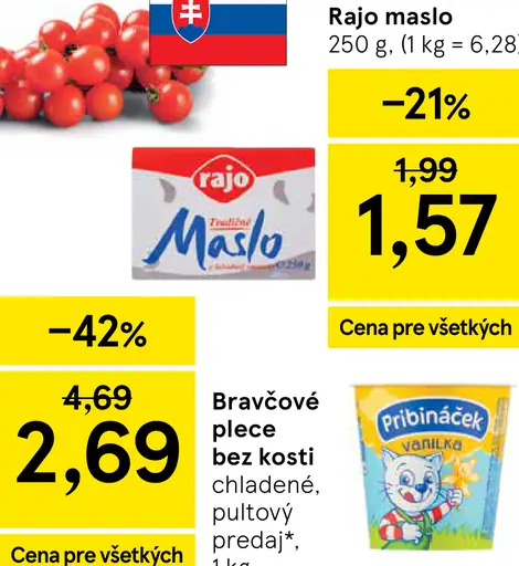 Rajo Tradičné maslo z lahodnej smotany