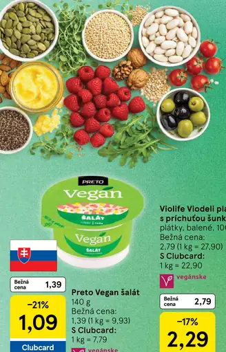 Preto šalát lahôdkový vegan