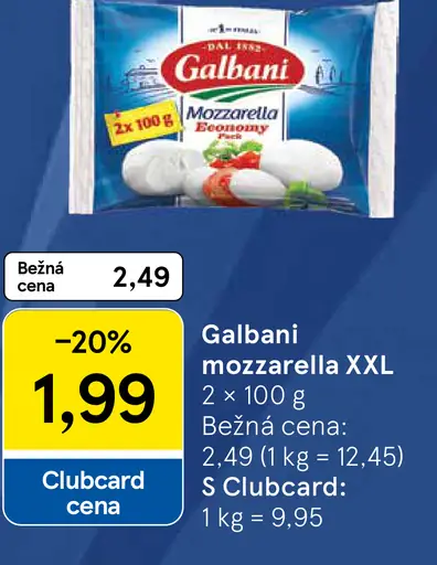 Galbani Mozzarella Economy XXL