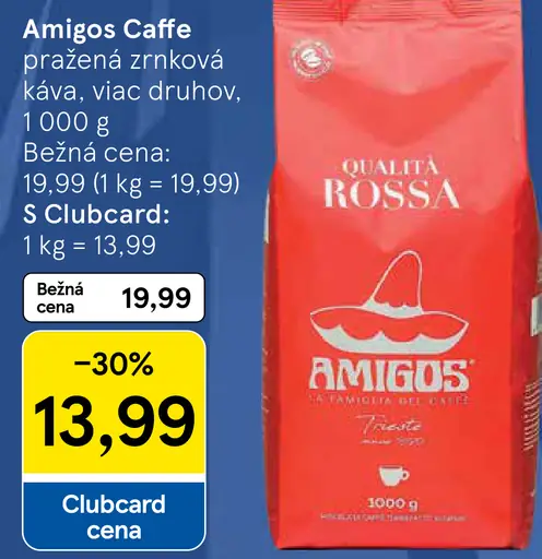 Amigos Caffe pražená zrnková káva