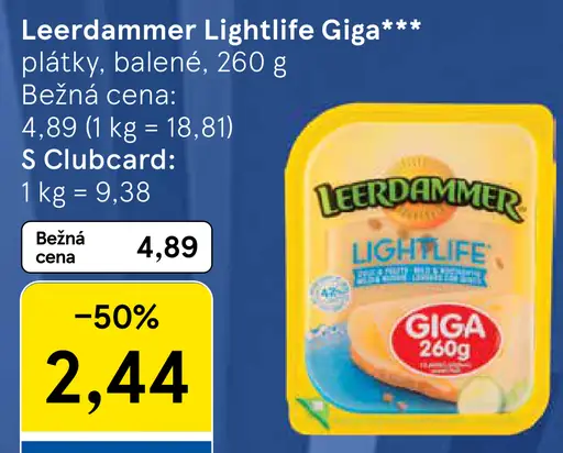 Leerdammer Lightlife Giga