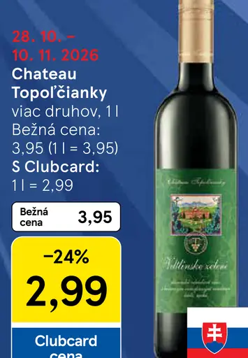 Château Topoľčianky víno