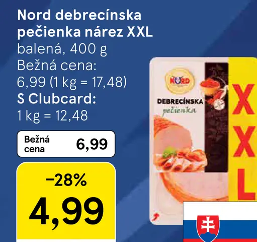 Nord debrecínska pečenka nárez XXL
