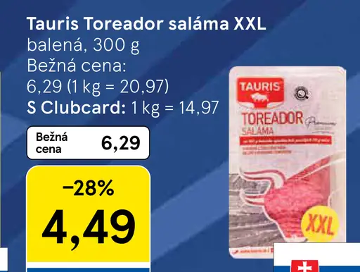 Tauris Toreador saláma XXL