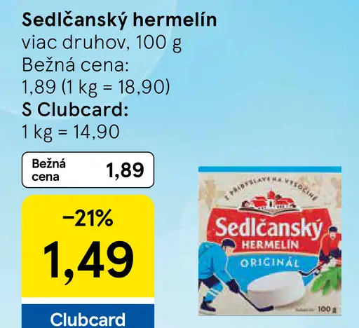 Sedlčanský hermelín, viac druhov