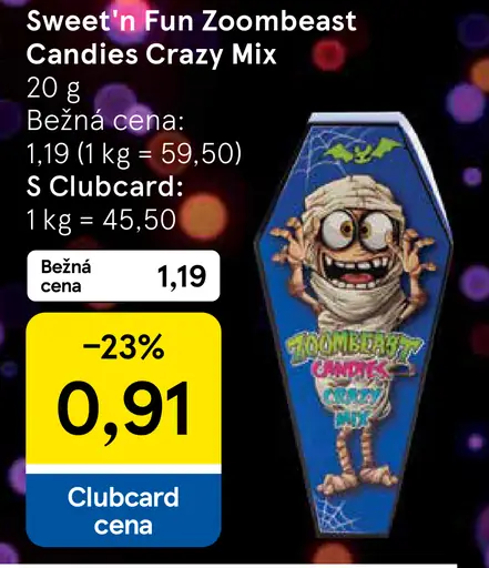 Sweet n Fun Zoombeast Candies Crazy Mix