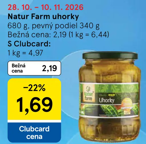 Natur Farm uhorky pevný podiel