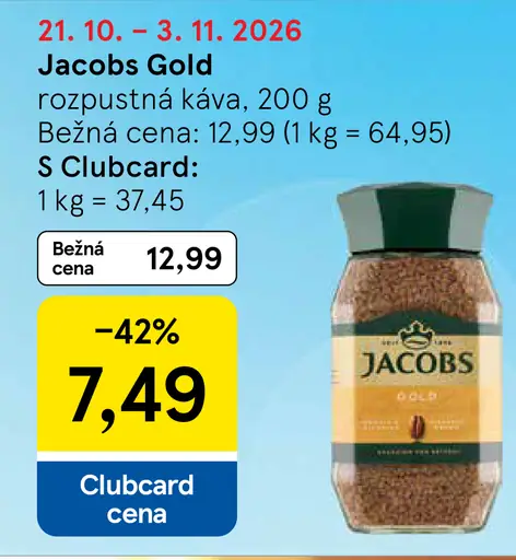 Jacobs Gold rozpustná káva