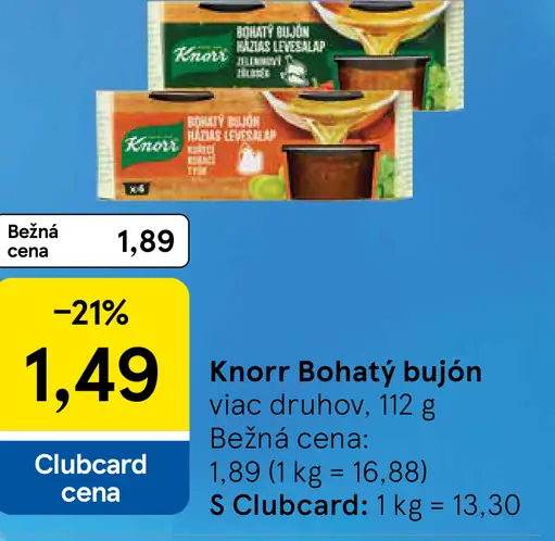 Knorr Bohatý bujón kurací