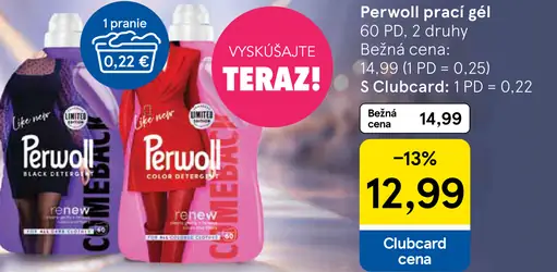 Perwoll prací gél