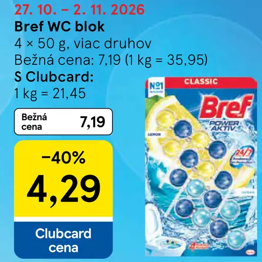 Bref WC blok