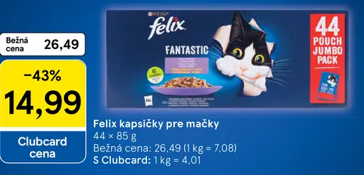 Felix kapsičky pre mačky