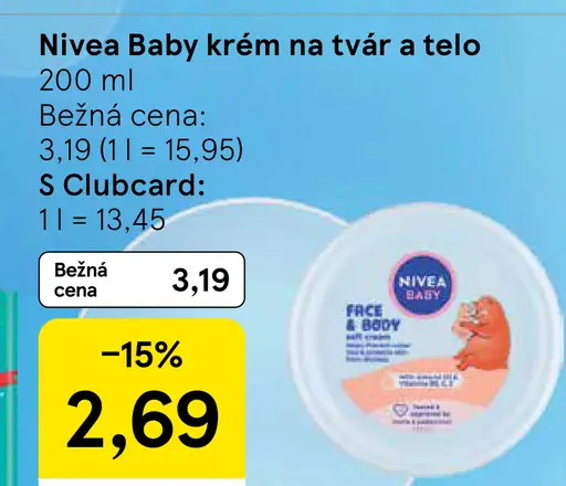 Nivea Baby Krém na tvár a telo