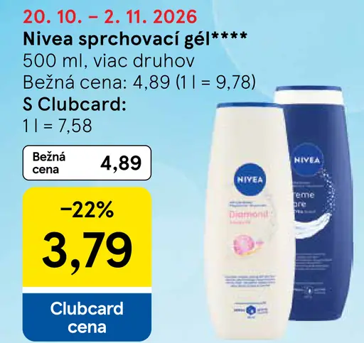 Nivea sprchovací gél