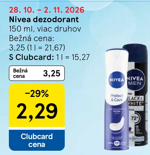 Nivea dezodorant