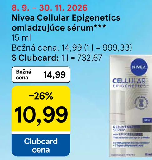 Nivea Cellular Epigenetics omladzujúce sérum