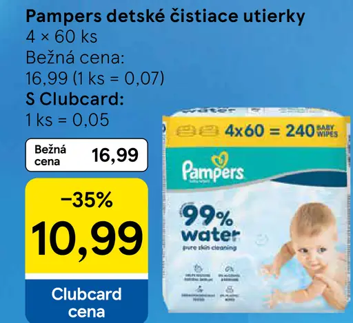 Pampers detské čistiace utierky