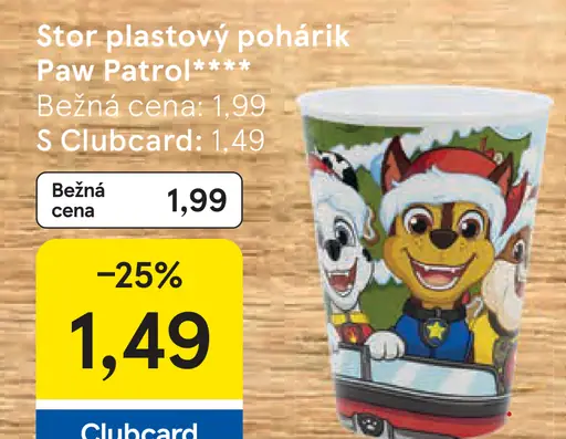 Paw Patrol plastový pohár