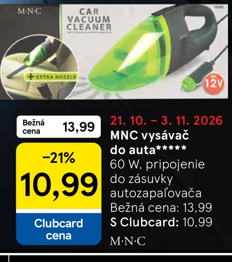 MNC vysávač do auta