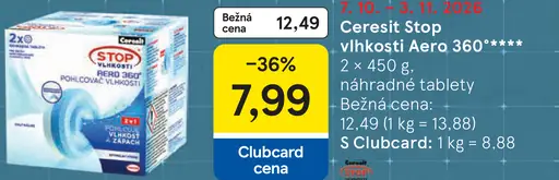 Ceresit Stop vlhkosti Aero 360 náhradné tablety