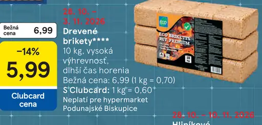 Drevené brikety