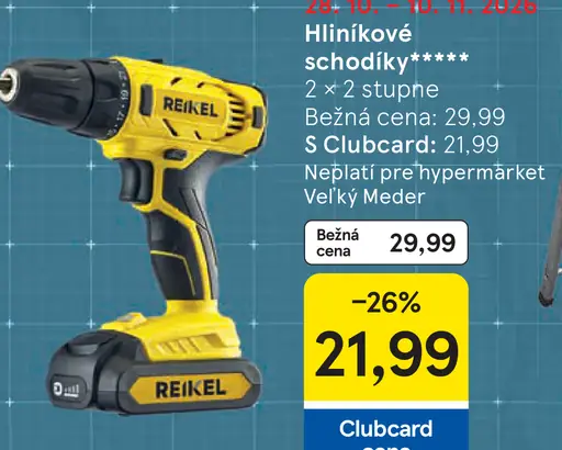 Reikel akumulátorová vŕtačka