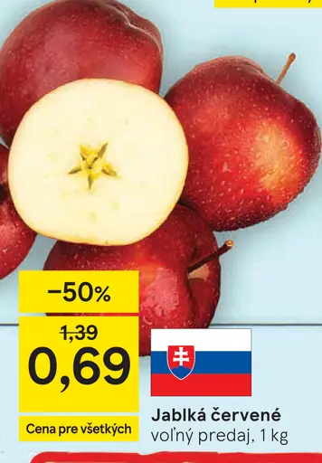 Červené jablká