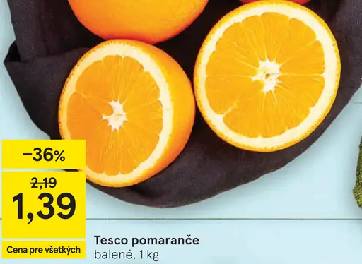 Tesco pomaranče