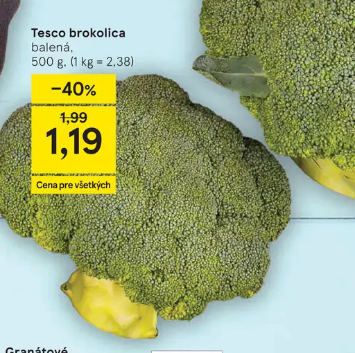 Tesco brokolica