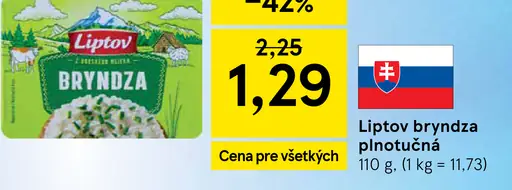Liptov Bryndza Plnotučná