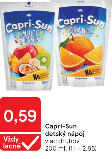 Capri-Sun detský nápoj