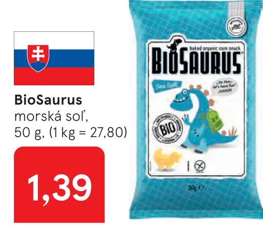 Biosaurus morská soľ